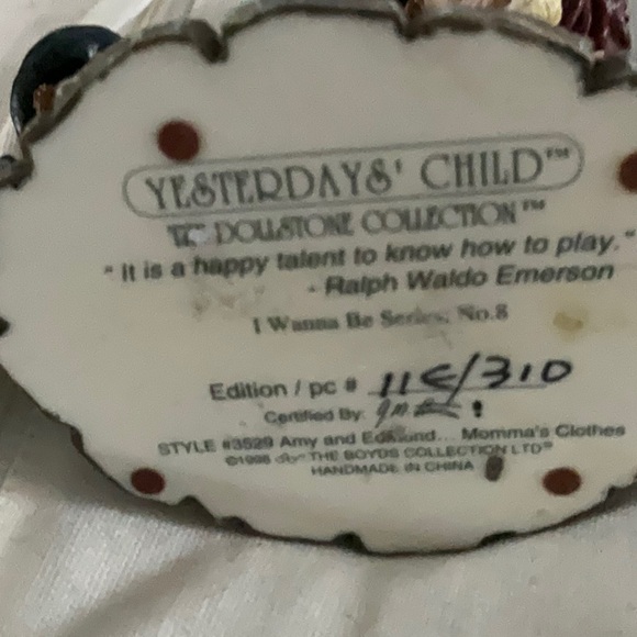 Yesterdays Child Dollstone 1998 - Picture 2 of 3